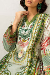 3 Piece Printed Khaddar Suit with Dupatta SD-52185