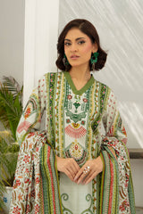 3 Piece Printed Khaddar Suit with Dupatta SD-52185