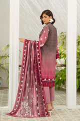 3 Piece Printed Khaddar Suit with Dupatta SD-52187
