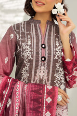 3 Piece Printed Khaddar Suit with Dupatta SD-52187