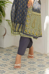 3 Piece Printed Khaddar Suit with Dupatta SD-52188