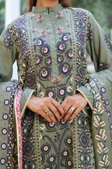 3 Piece Printed Khaddar Suit SD-52224