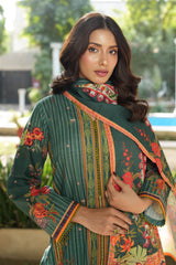 3 Piece Printed Khaddar Suit SD-52225