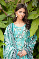 3 Piece Printed Khaddar Suit SD-52232