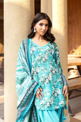 3 Piece Printed Khaddar Suit SD-52232