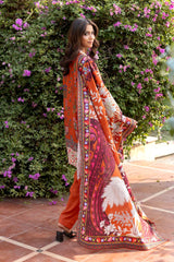 3 Piece Printed Khaddar Suit SD-52233