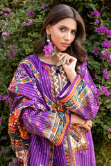 3 Piece Printed Khaddar Suit SD-52234