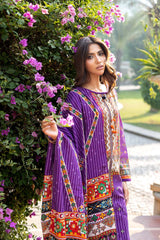 3 Piece Printed Khaddar Suit SD-52234