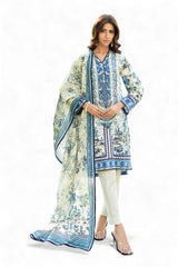 3 Piece Printed Khaddar Suit SD-52235