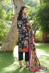 3 Piece Printed Khaddar Suit SD-52240
