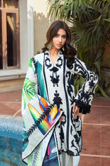 3 Piece Printed Khaddar Suit SD-52242