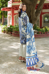 3 Piece Printed Khaddar Suit SD-52244