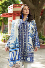 3 Piece Printed Khaddar Suit SD-52244