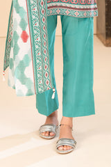 3 Piece Printed Khaddar Suit with Dupatta SD-52253