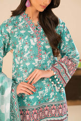 3 Piece Printed Khaddar Suit with Dupatta SD-52253