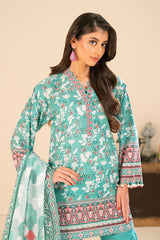 3 Piece Printed Khaddar Suit with Dupatta SD-52253