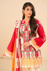 3 Piece Printed Khaddar Suit with Dupatta SD-52254