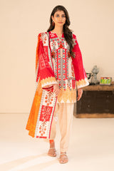 3 Piece Printed Khaddar Suit with Dupatta SD-52254