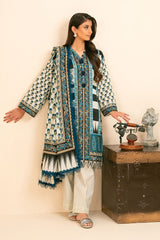 3 Piece Printed Khaddar Suit with Dupatta SD-52255