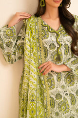 3 Piece Printed Khaddar Suit with Dupatta SD-52257