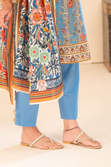 3 Piece Printed Khaddar Suit with Dupatta SD-52260