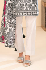 3 Piece Printed Khaddar Suit with Dupatta SD-62023