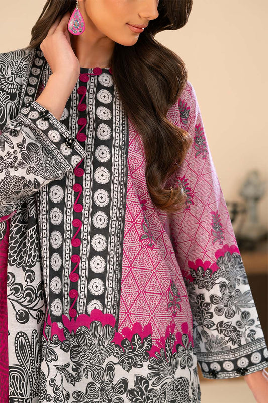 3 Piece Printed Khaddar Suit with Dupatta SD-62023