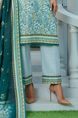 3 Piece Khaddar Suit with Dupatta WNS-52091