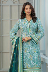3 Piece Khaddar Suit with Dupatta WNS-52091