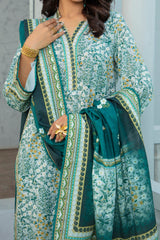 3 Piece Khaddar Suit with Dupatta WNS-52091