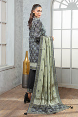 3 Piece Khaddar Suit with Dupatta WNS-52093