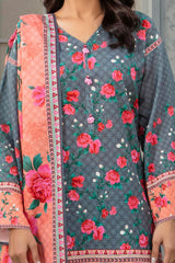 3 Piece Khaddar Suit with Dupatta WNS-52094