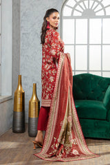 3 Piece Khaddar Suit with Dupatta WNS-52095