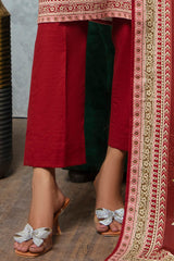 3 Piece Khaddar Suit with Dupatta WNS-52095