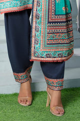 3 Piece Khaddar Suit with Dupatta WNS-52096