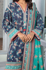 3 Piece Khaddar Suit with Dupatta WNS-52096