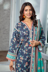 3 Piece Khaddar Suit with Dupatta WNS-52096