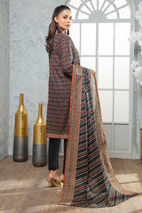 3 Piece Khaddar Suit with Dupatta WNS-52097