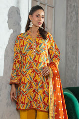 3 Piece Khaddar Suit with Dupatta WNS-52098