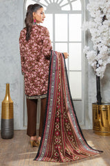 3 Piece Khaddar Suit with Dupatta WNS-52100