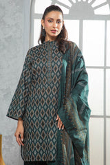 3 Piece Khaddar Suit with Dupatta WNS-52099