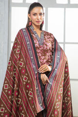 3 Piece Khaddar Suit with Dupatta WNS-52100