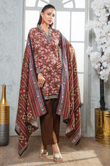 3 Piece Khaddar Suit with Dupatta WNS-52100