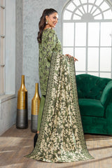 3 Piece Khaddar Suit with Dupatta WNS-52101