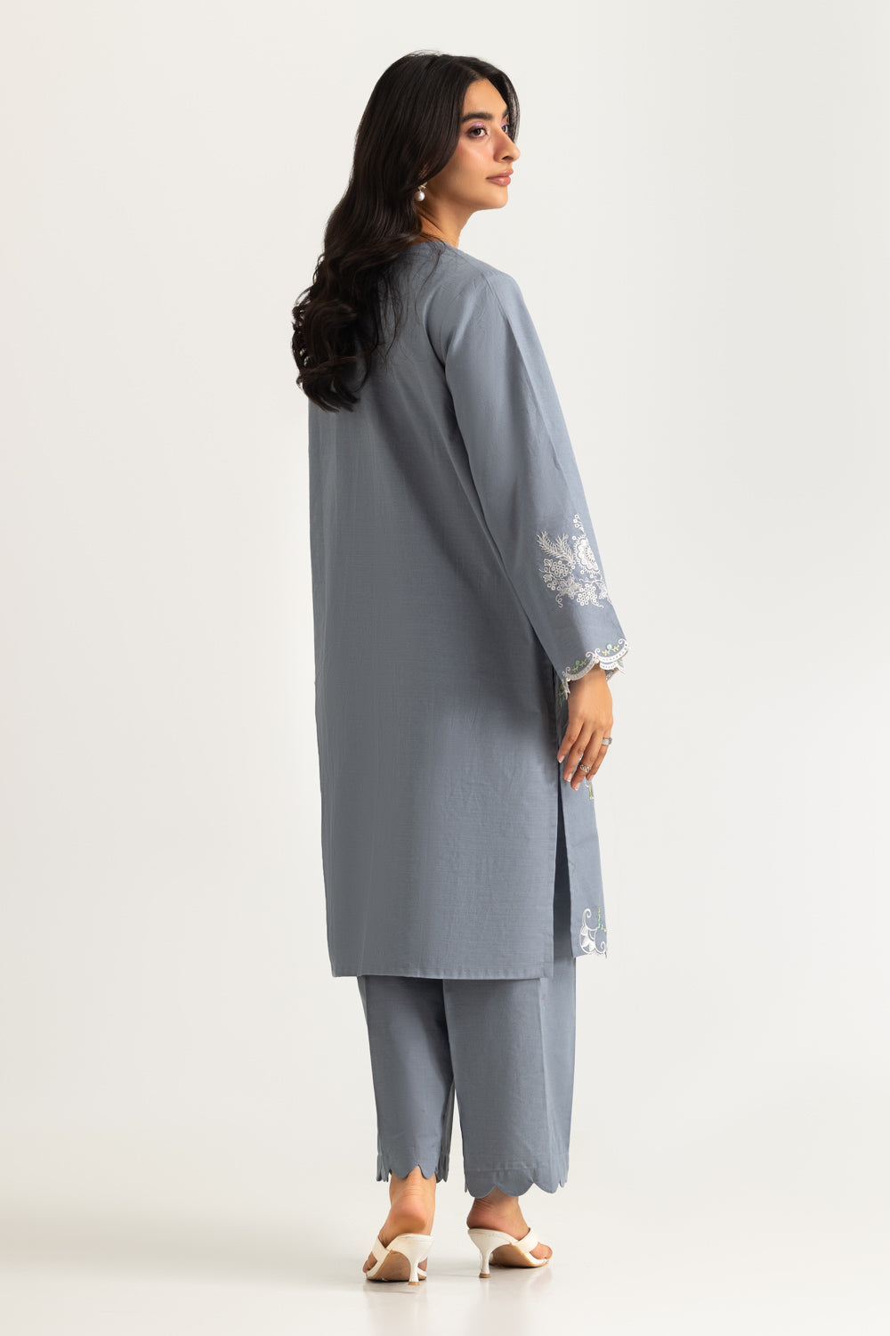 Khaddar Embroidered Co-Ord Set