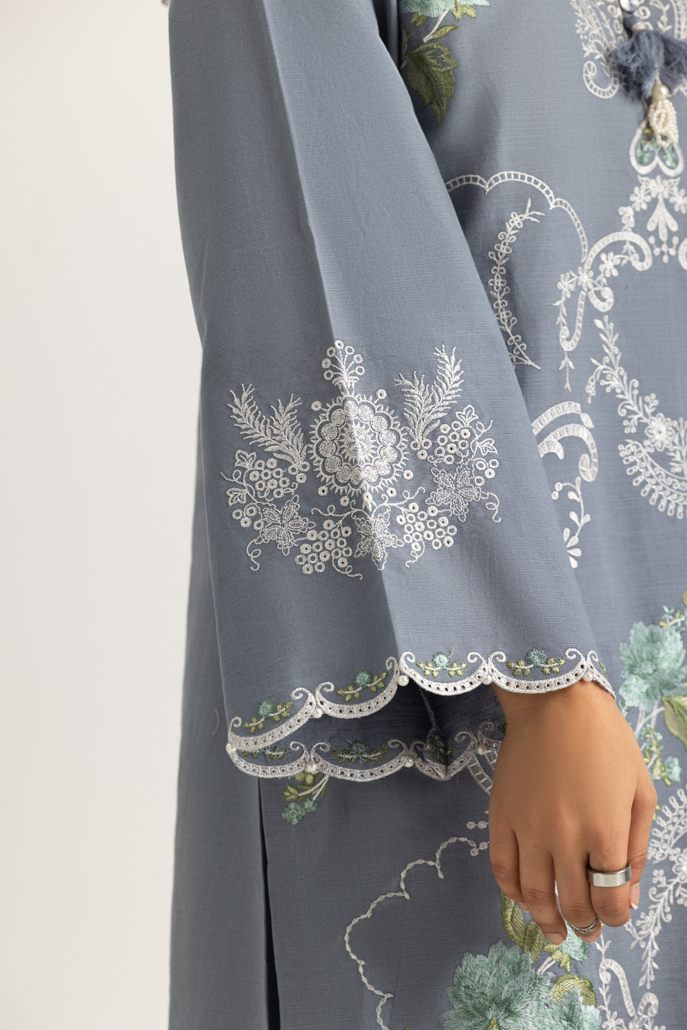 Khaddar Embroidered Co-Ord Set