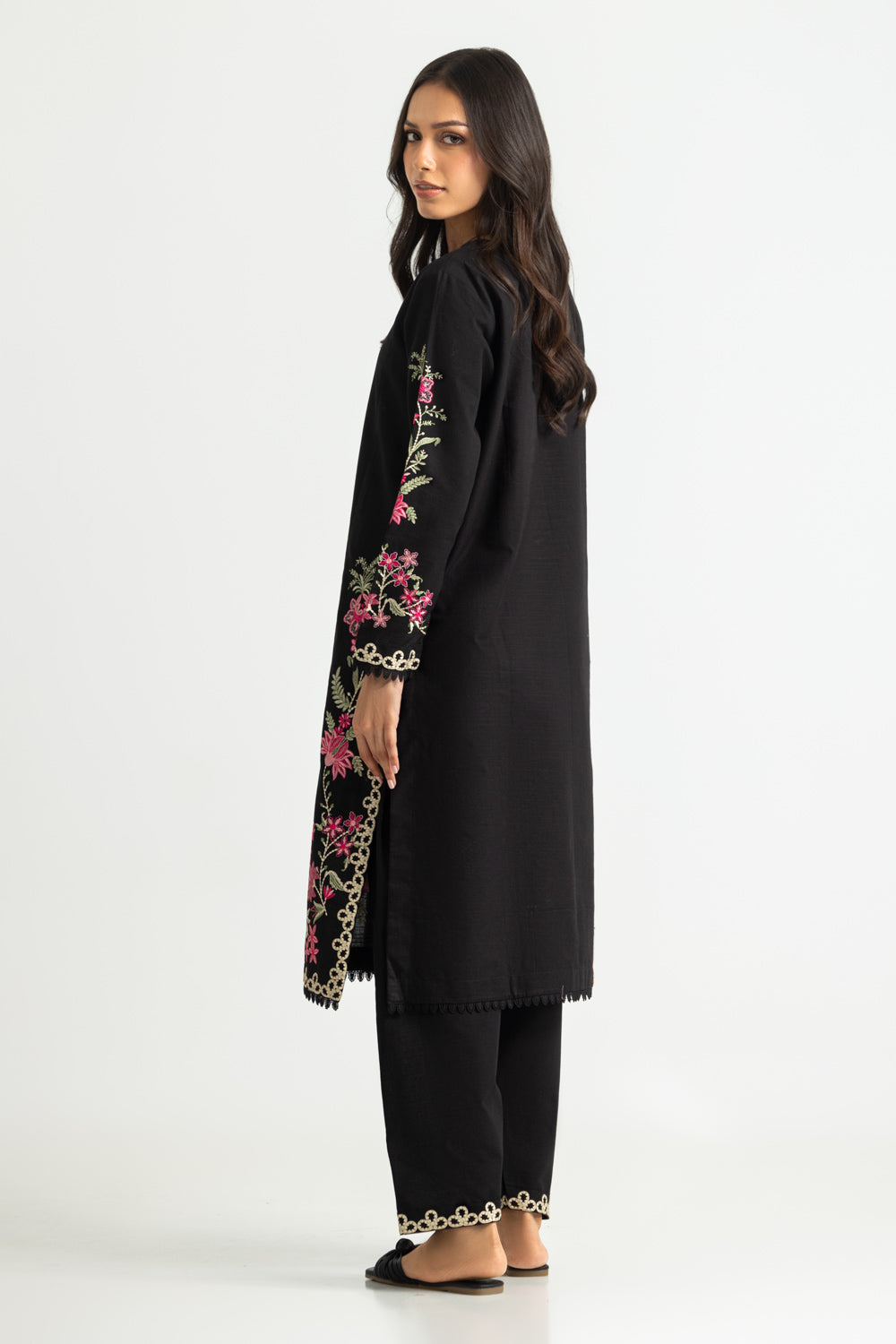 Khaddar Embroidered Co-Ord Set