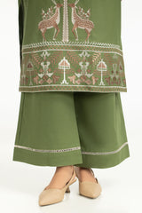 Khaddar Embroidered Co-Ord Set IUSTTS-1236