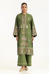 Khaddar Embroidered Co-Ord Set IUSTTS-1236