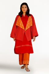 Khaddar Embroidered Crop Jacket WGK-KDW-DE-3006